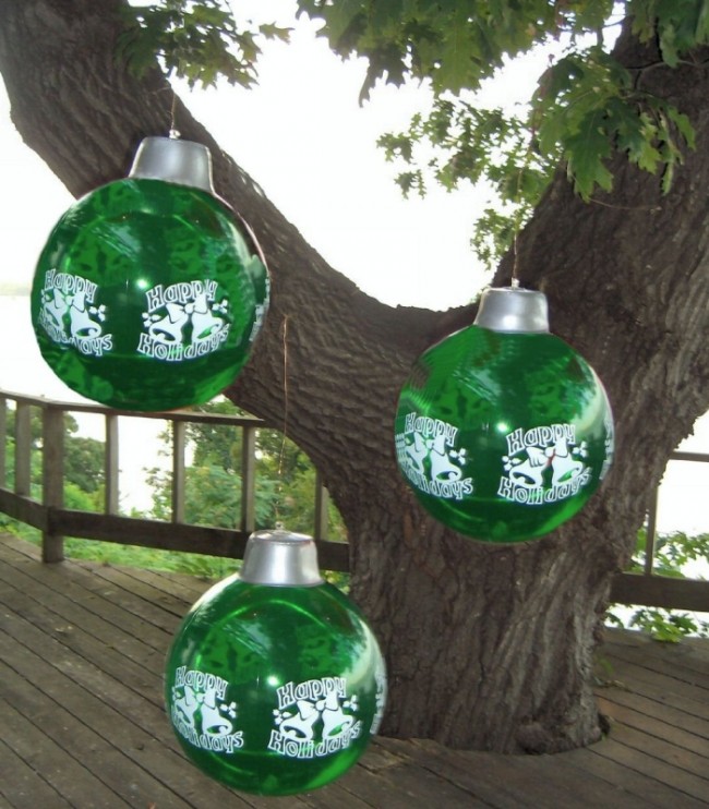 Big Inflatable Christmas Ornaments 