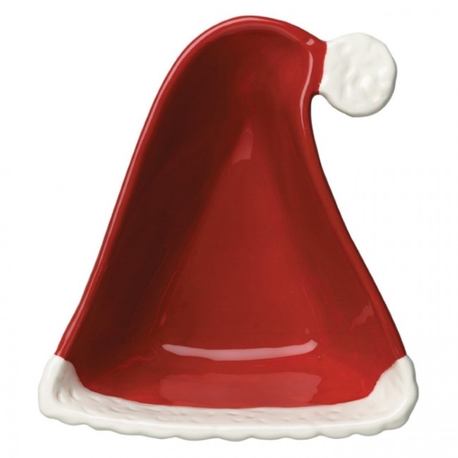 Santa's Hat Dip Bowl and Spreader Set