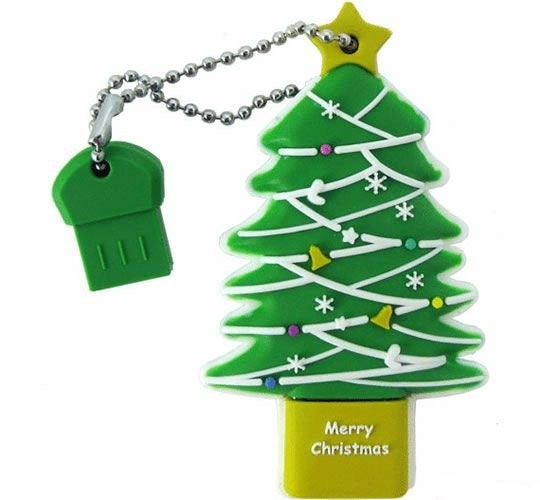 16 GB Christmas Tree Style Christmas Tree Shape USB Flash Drive Thumb Drive Gift