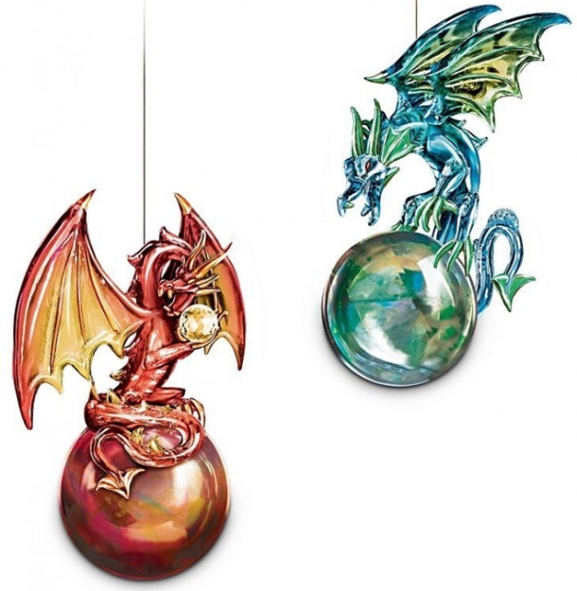 Mythic Reflections Ornament Collection
