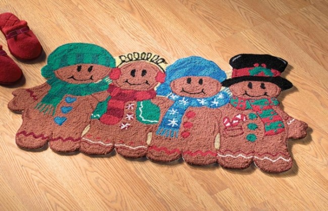 Gingerbread Pals Holiday Accent Rug