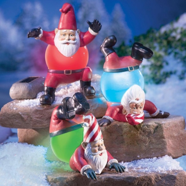 Tumbling Christmas Gnomes