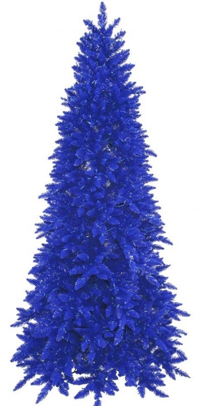 Navy Ashley Spruce 250 Blue Lights Christmas Tree 