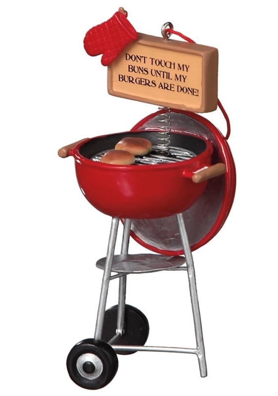 Red Kettle Grill Ornament