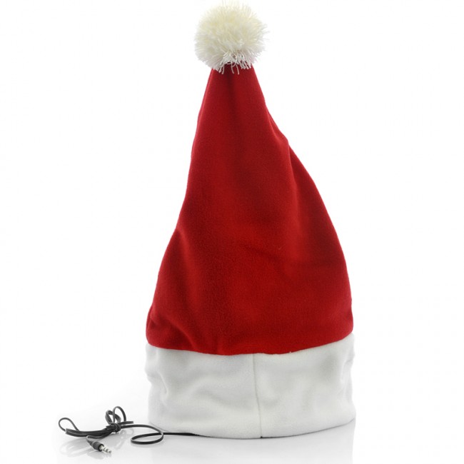 Santa Claus Hat With Built-in Headphones