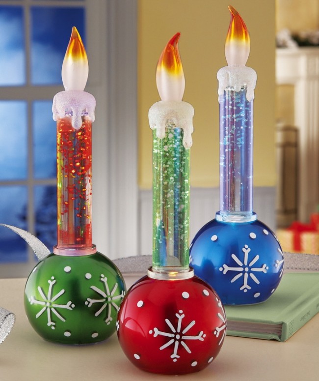 Holiday Ornaments LED Candle Set