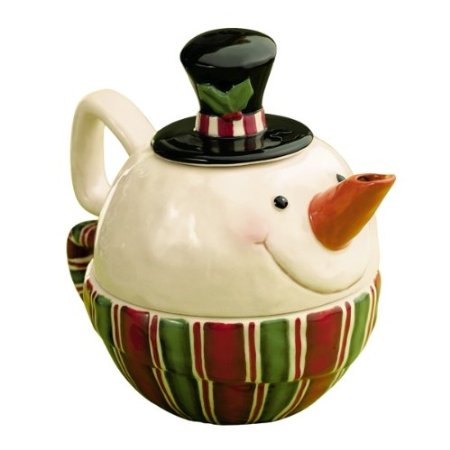 Snocountry Top Hat Snowman Stacking Tea 