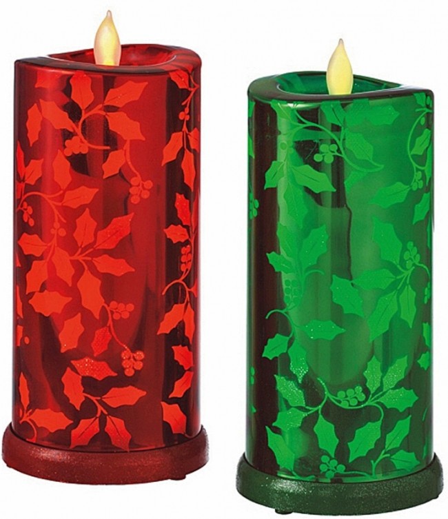 Holly Flicker Candle Light