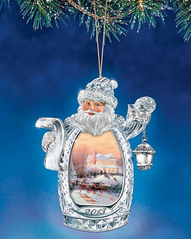 Thomas Kinkade Crystal Ornament