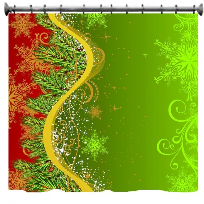 Christmas Spirit Shower Curtain