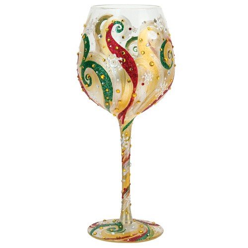 Wine Glass Christmas Beauty