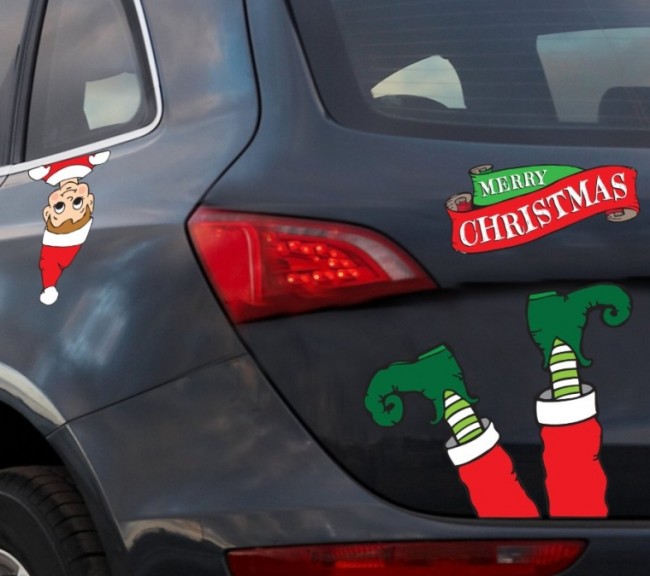 Hilarious Christmas Automobile Decoration