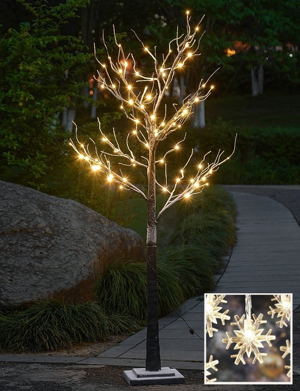 10L LED Snow Flake Decoration Light,HomeFestivalPartyChristmas,Indoor and Outdoor Use