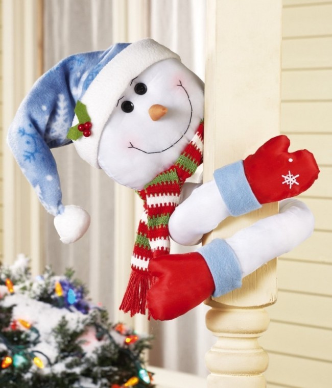 Lovable Snowman Hugger With Poseable Arms