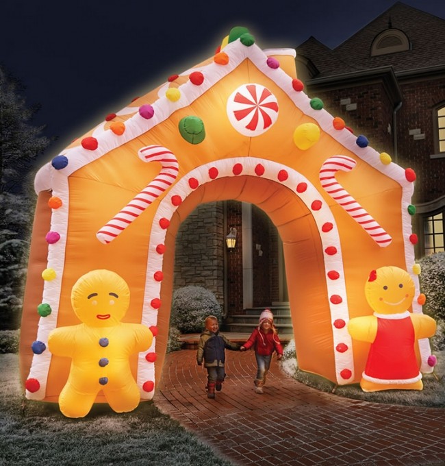 The 15 Foot Illuminated Gingerbread House