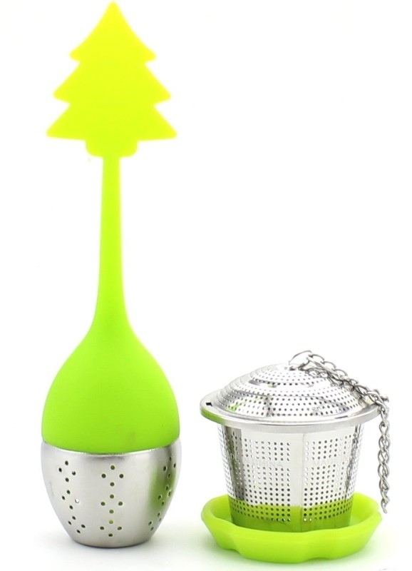 Zicome Set of 2 Stainless Steel Mesh Infuser Strainer + Silicone Tea Leaf Infuser Filter Strainer