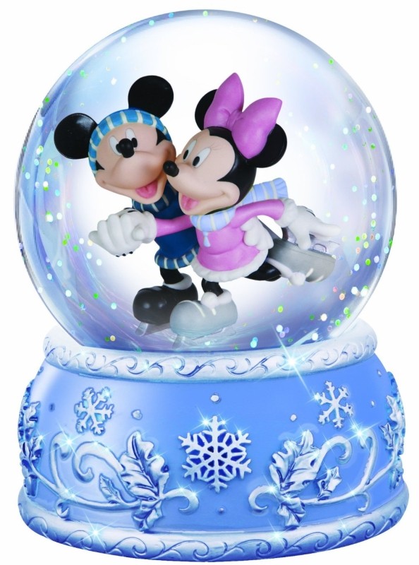 Disney Mickey and Minnie Ice Skating Waterball