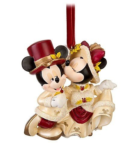 Minnie and Mickey Mouse Sweetheart Christmas Ornament