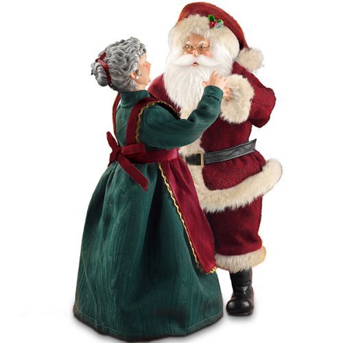 Musical Santa Claus Christmas Figurine