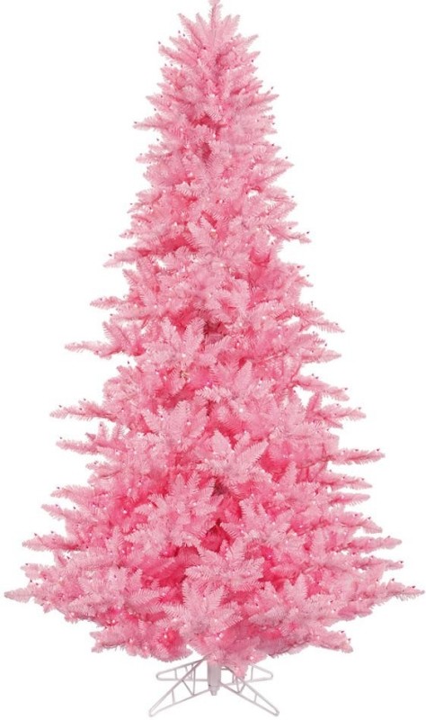 Pink Fir Pre-lit Christmas Tree