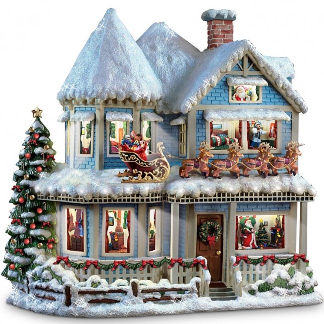 'Twas The Night Before Christmas Collectible Story House