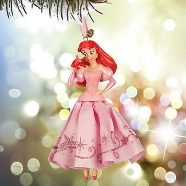Disney Store Ariel Sketchbook Ornament Princess Sebastian
