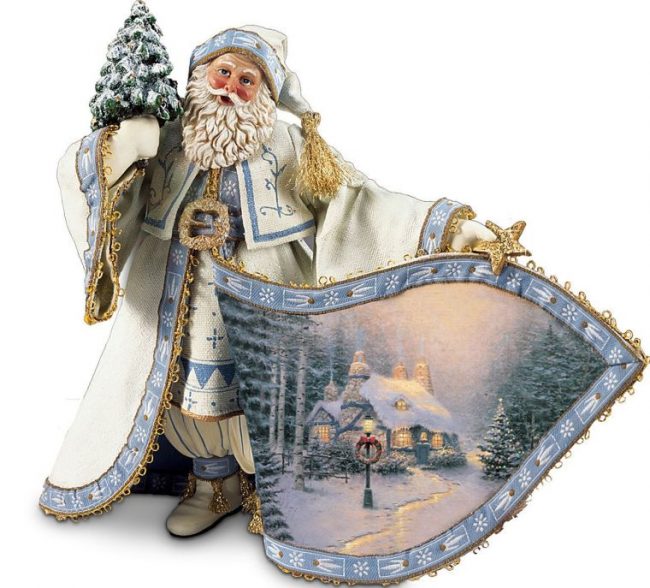 thomas-kinkade-frosty-christmas-eve-santa-figurine