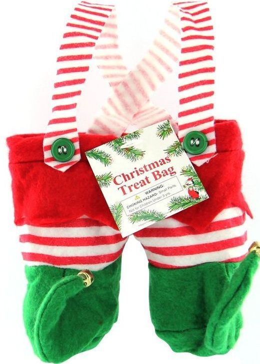 Christmas Elf Pants Treat Bag