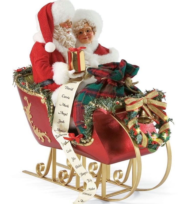 Possible Dreams Snuggled up Together Santa