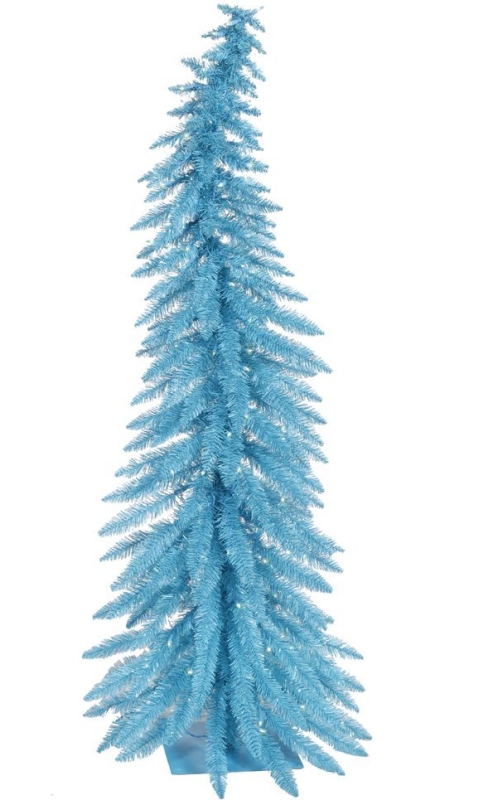 Pre-Lit Whimsical Sky Blue Spruce Artificial Christmas Tree