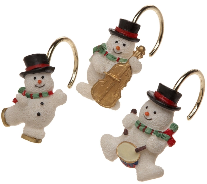Ceramic Resin Shower Curtain Hooks