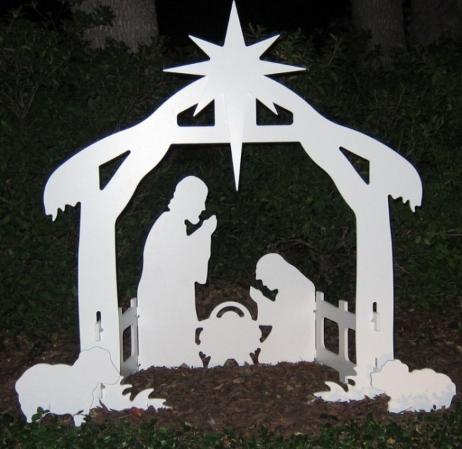Christmas Outdoor Nativity Set 