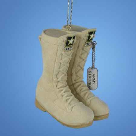 Army Flocked Boots