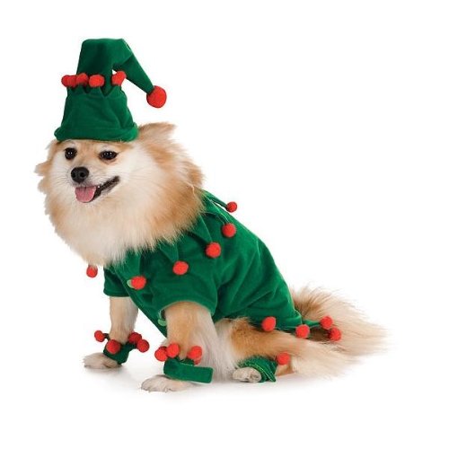 Elf Dog Christmas Pet Costume