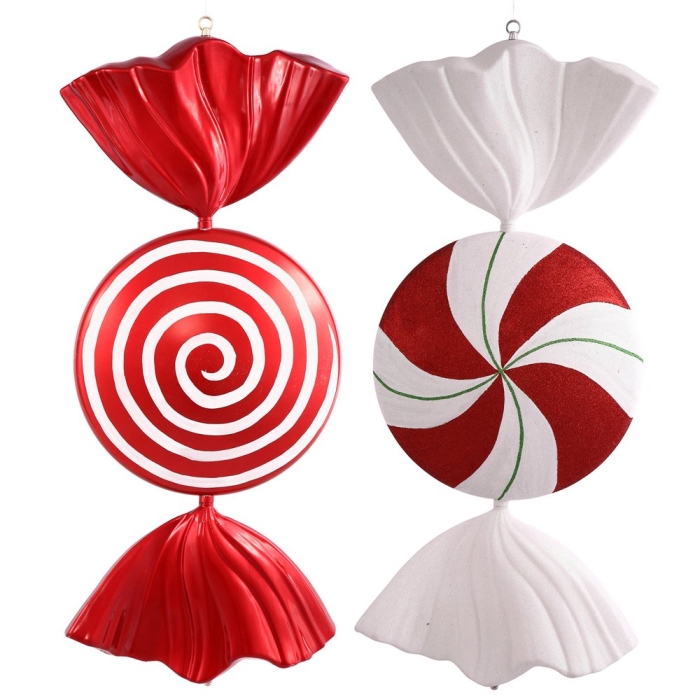 37″ Peppermint Candy Assorted | Christmas