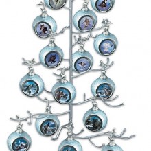 Silver Wire Ornament Tree Display by The Bradford Exchange