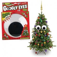 Christmas Tree Googly Eyes Ornament