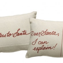 Letters to Santa Christmas Pillow Cover