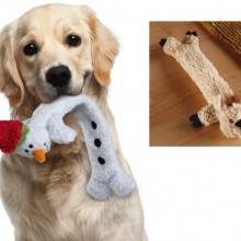 Holiday Pals Stuffing Free Dog Toys