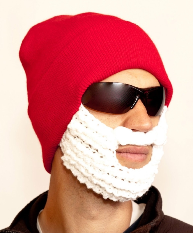 Santa Red with White Beard