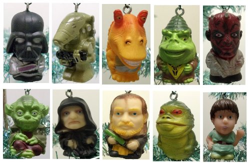 Star Wars Set of 10 Christmas Tree Ornaments 