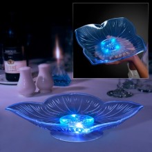 Blue LED Light Up Plate for Special Events