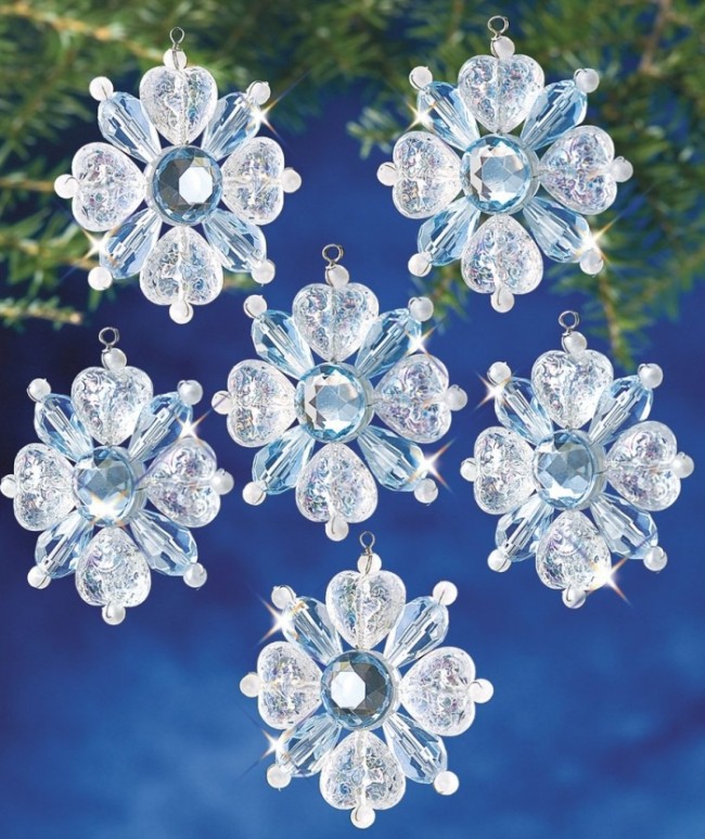  Ornament Kit-filagree Snowflake 1-3/4" Makes 12