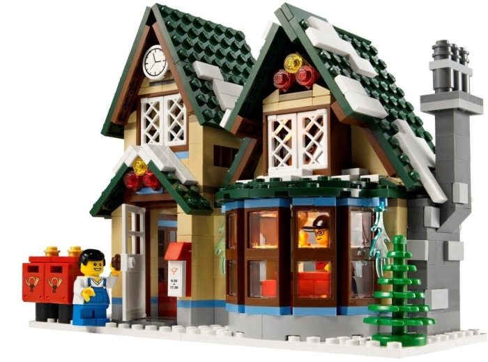 christmas post office lego