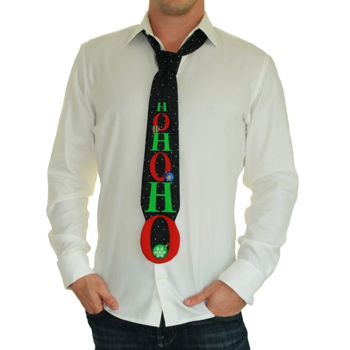 HO HO HO Tie by Tipsy Elves