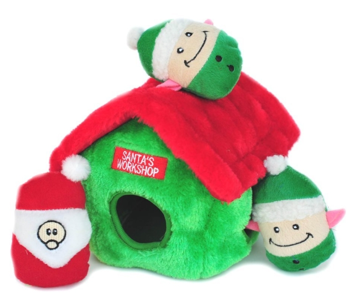 Squeaky Plush Hide-and-Seek Dog Toy