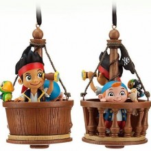 Disney Store Jake and the Neverland/Never Land Pirates Sketchbook Ornament Christmas Tree Decoration