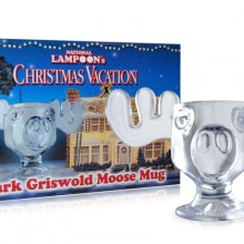 Lampoons Christmas Vacation Glass Moose Mug