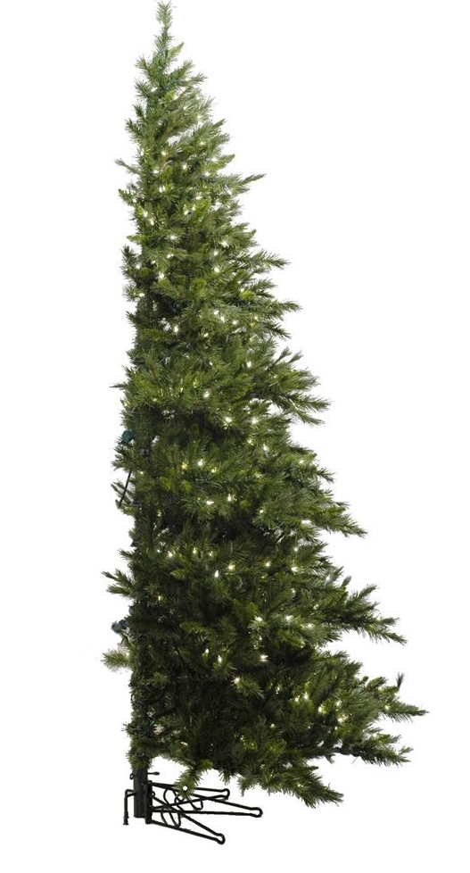 Vickerman 03466 - 6.5' x 52" Westbrook Pine Half Tree 400 Clear Lights Christmas Tree