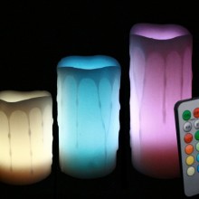Effect Remote Controlled Multi Color Changing Flameless